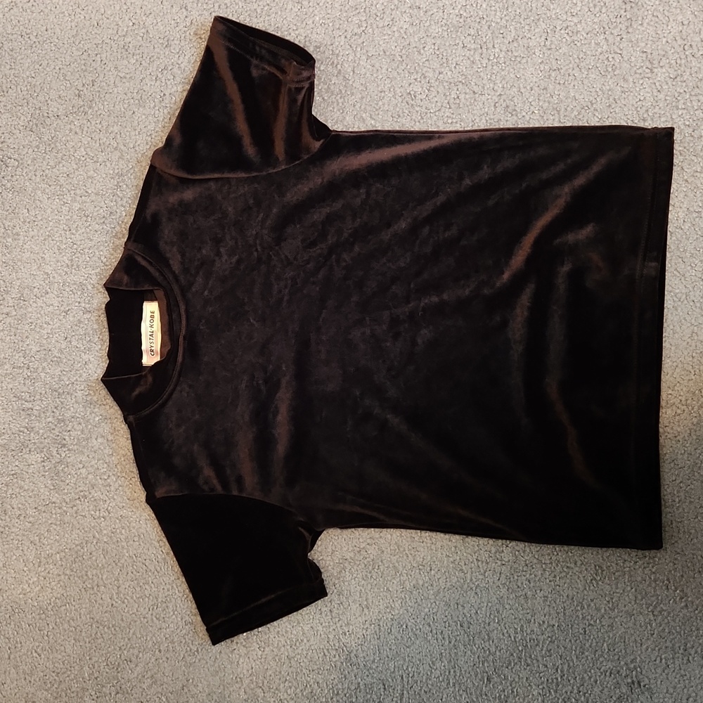 Velvet shirt Size M Great for Holiday Parties